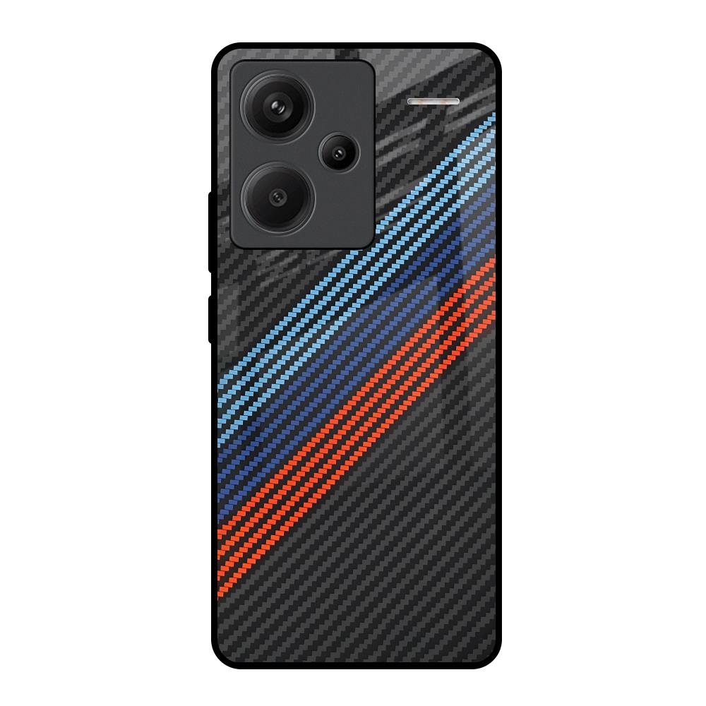 Carbon Inspired Redmi Note 13 Pro Plus 5G Glass Back Cover Online