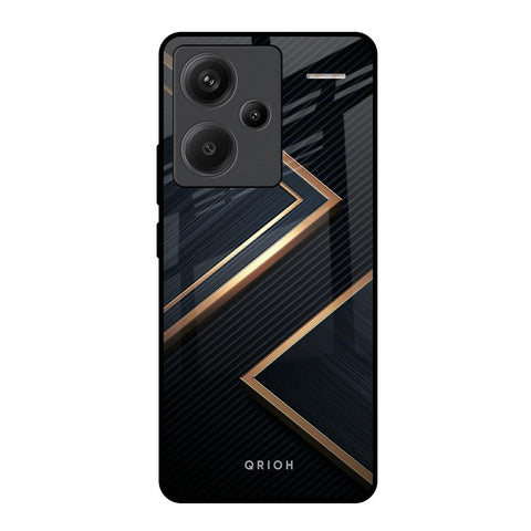 Sleek Golden & Navy Redmi Note 13 Pro Plus 5G Glass Back Cover Online