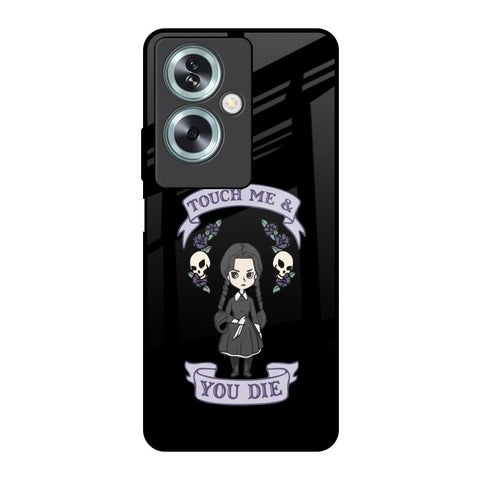 Touch Me & You Die Oppo A79 5G Glass Back Cover Online