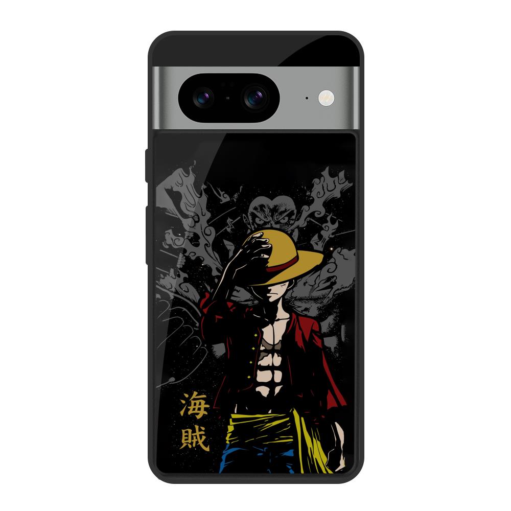 Dark Luffy Google Pixel 8 Glass Cases & Covers Online