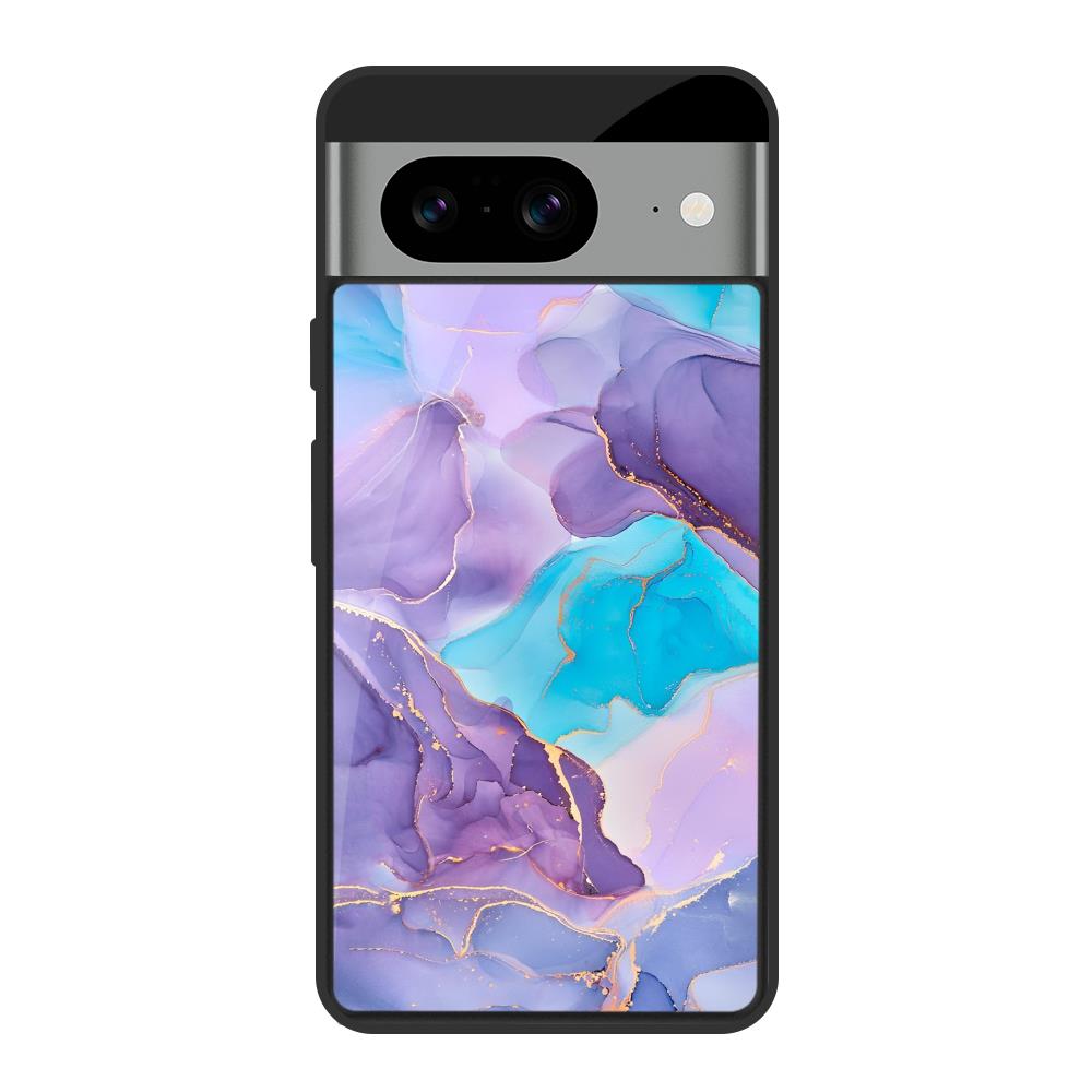 Alcohol ink Marble Google Pixel 8 Glass Cases & Covers Online