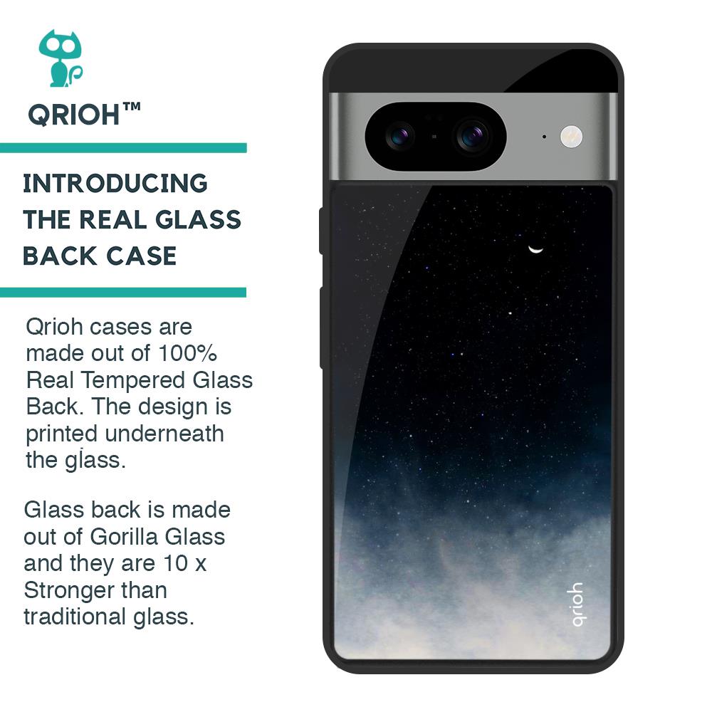 Black Aura Glass Case for Google Pixel 8
