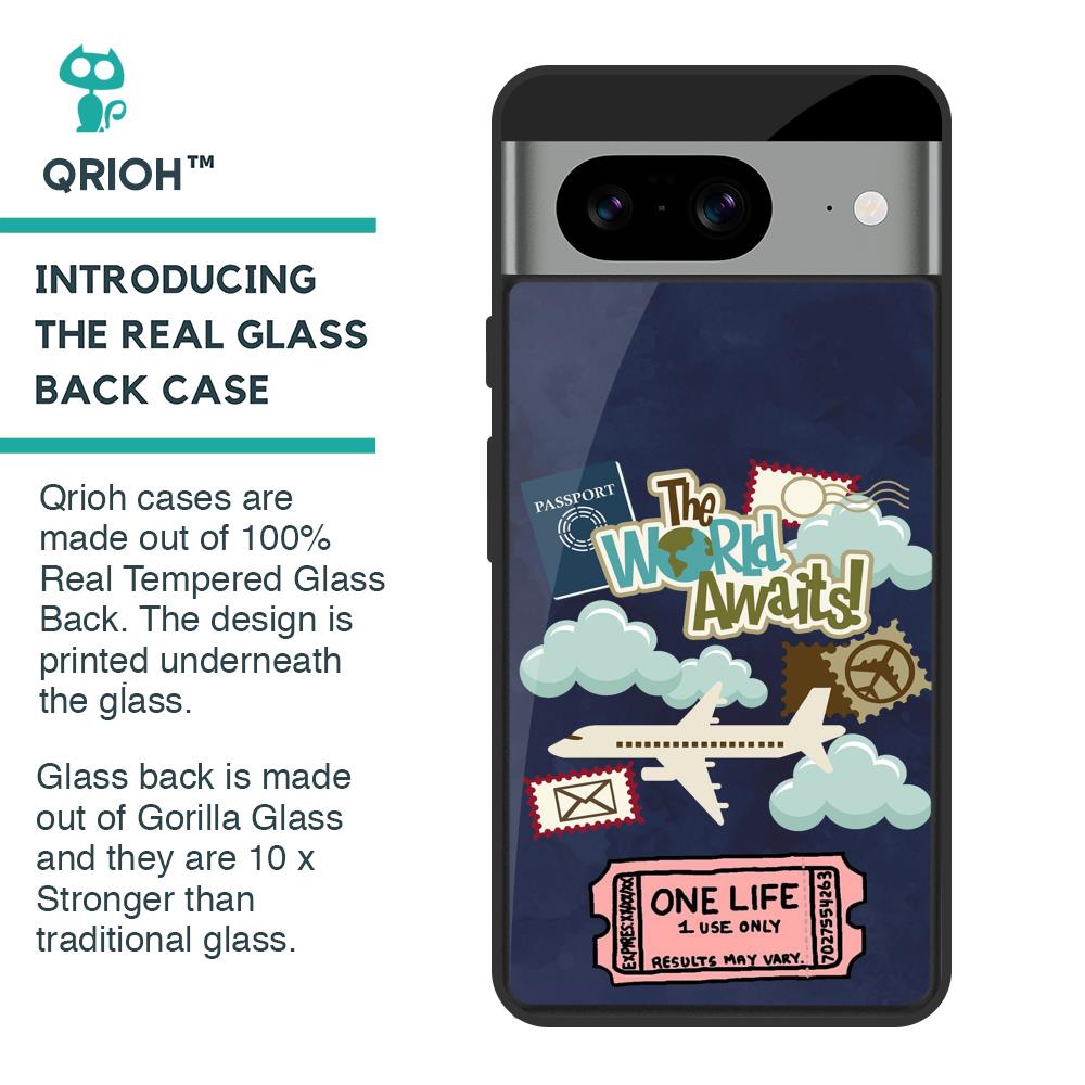 Tour The World Glass Case for Google Pixel 8
