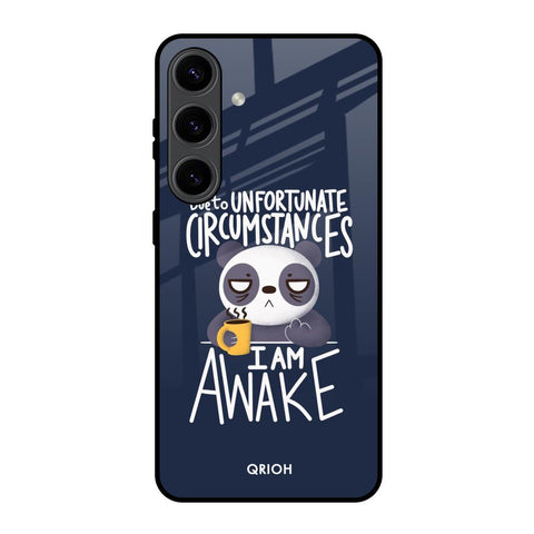Struggling Panda Samsung Galaxy S24 5G Glass Back Cover Online