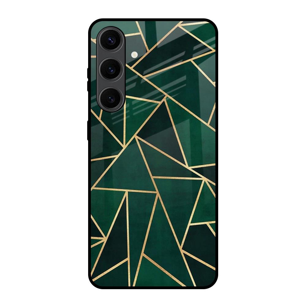 Abstract Green Samsung Galaxy S24 Plus 5G Glass Back Cover Online