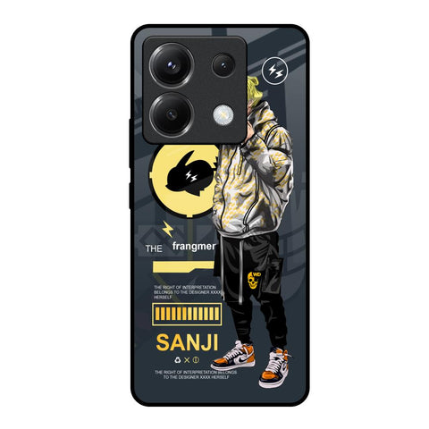 Cool Sanji Poco X6 5G Glass Back Cover Online