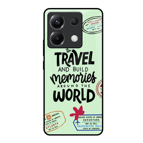 Travel Stamps Poco X6 5G Glass Back Cover Online