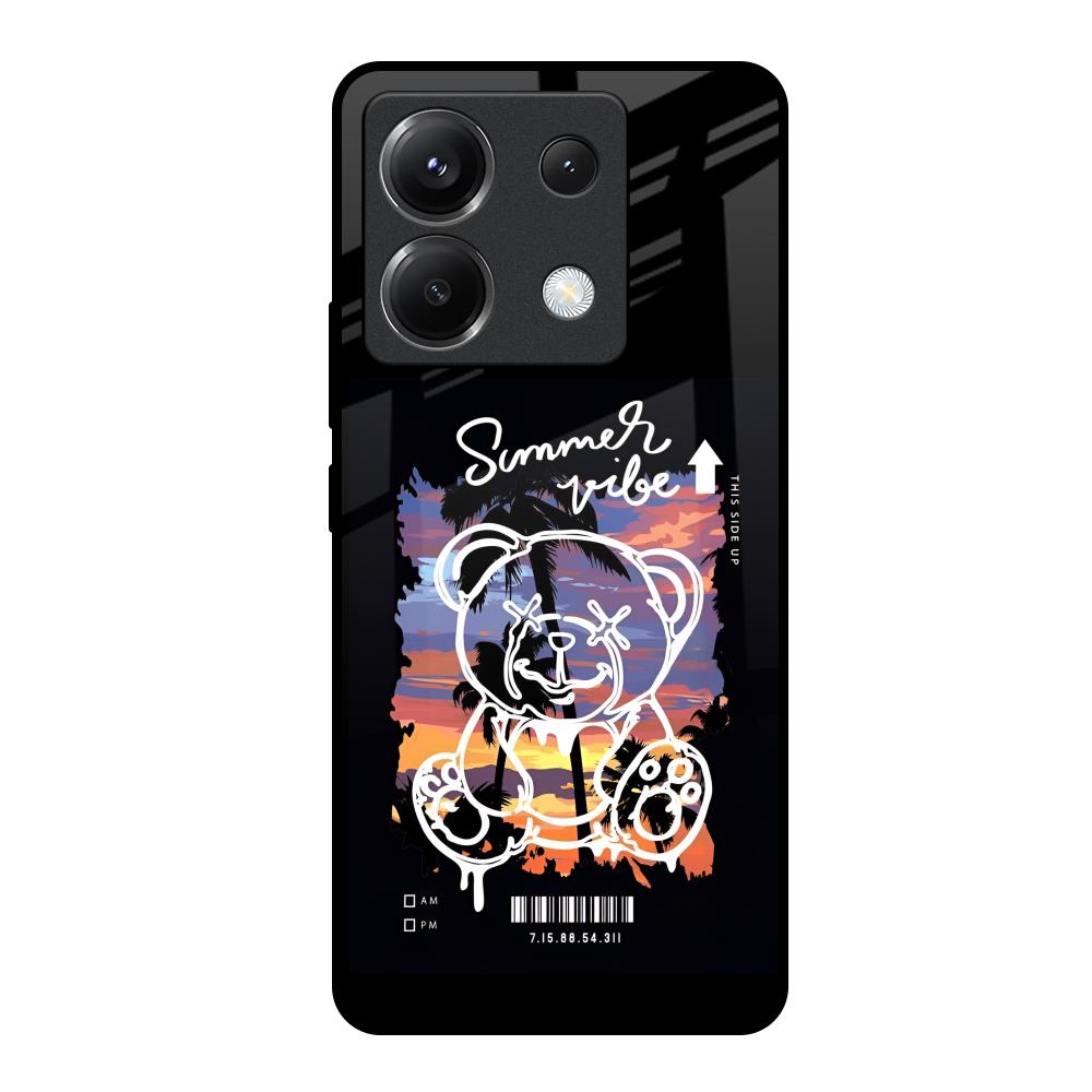 Summer Vibe Poco X6 5G Glass Back Cover Online