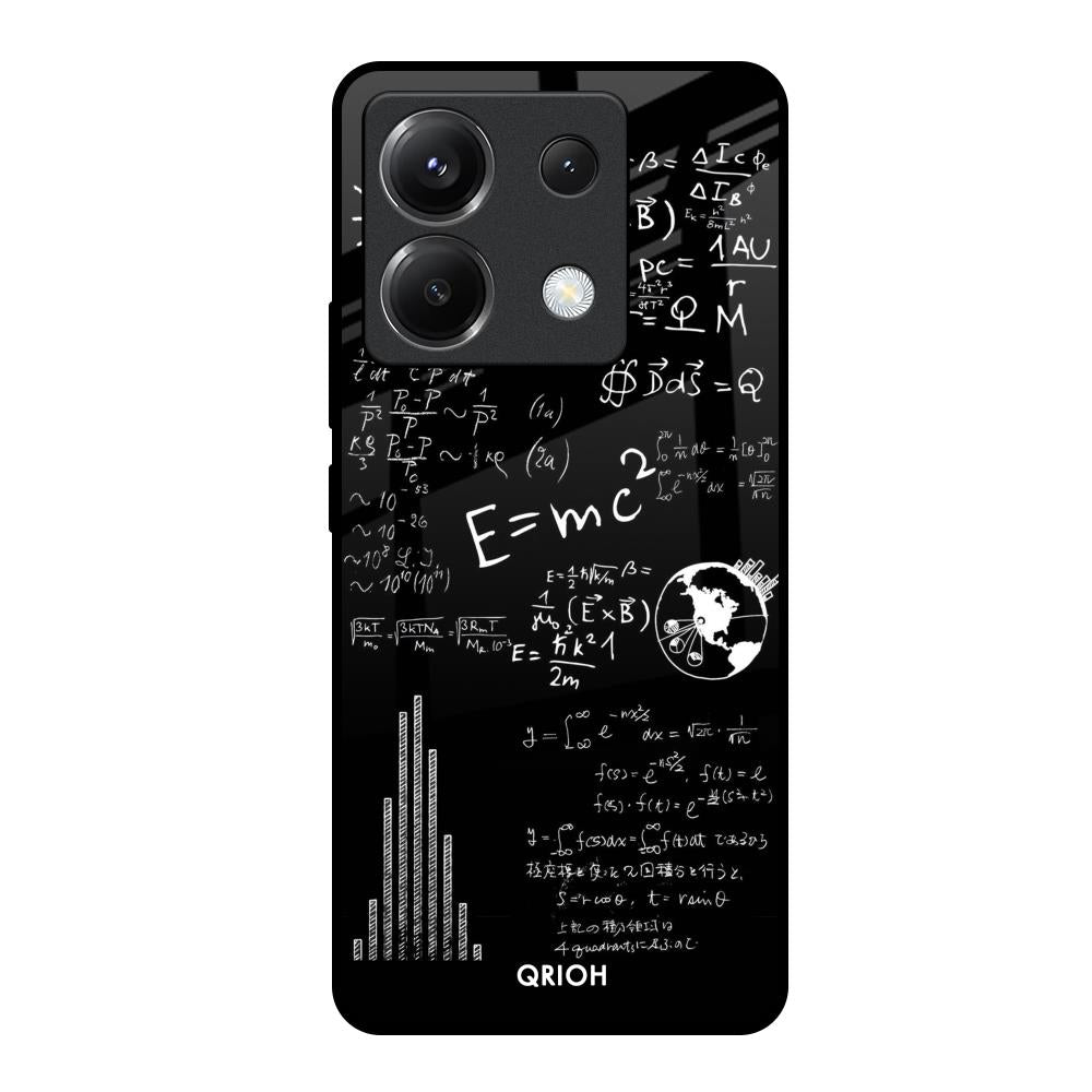 Funny Math Poco X6 5G Glass Back Cover Online
