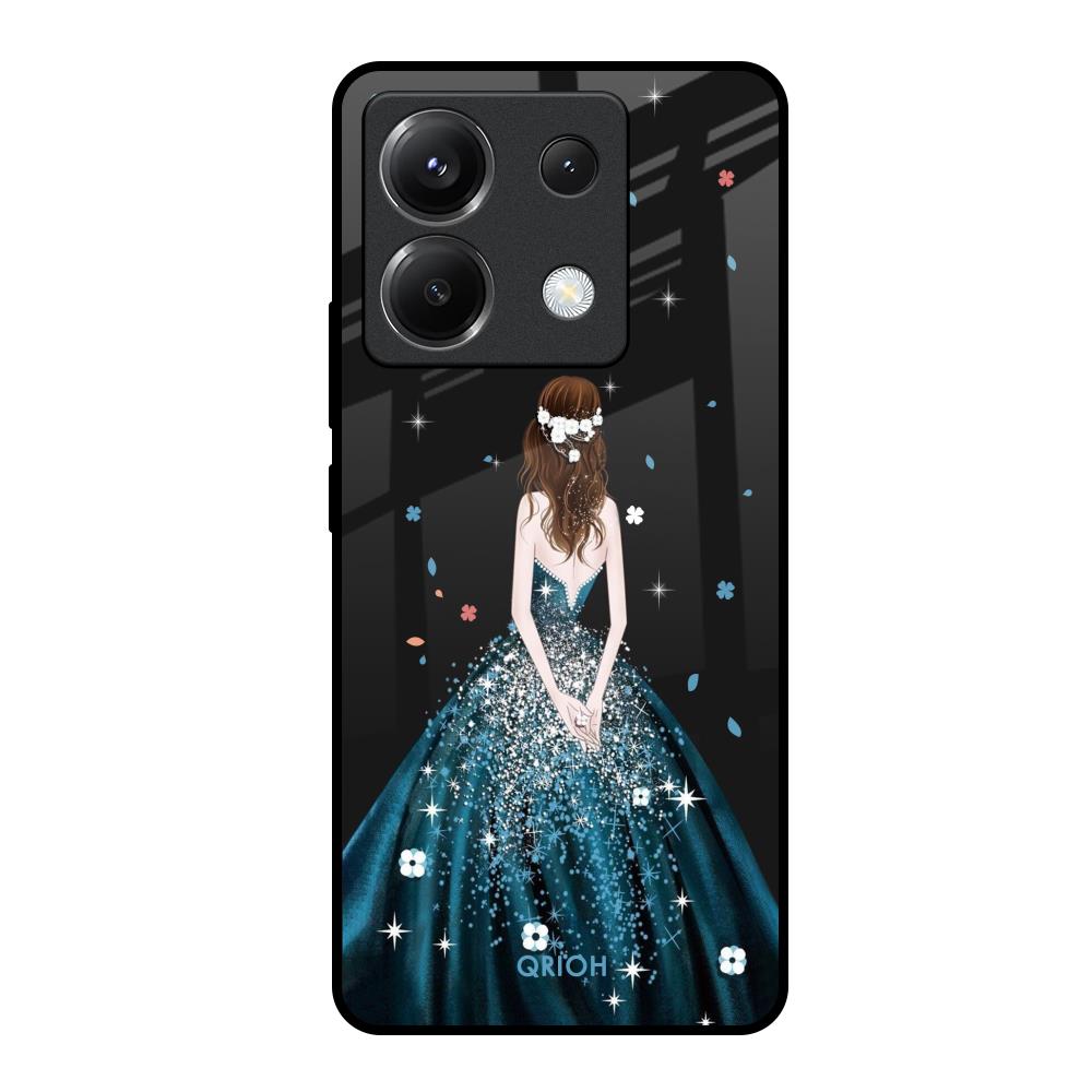 Queen Of Fashion Poco X6 5G Glass Back Cover Online