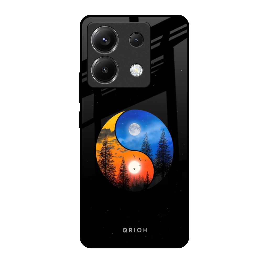 Yin Yang Balance Poco X6 5G Glass Back Cover Online