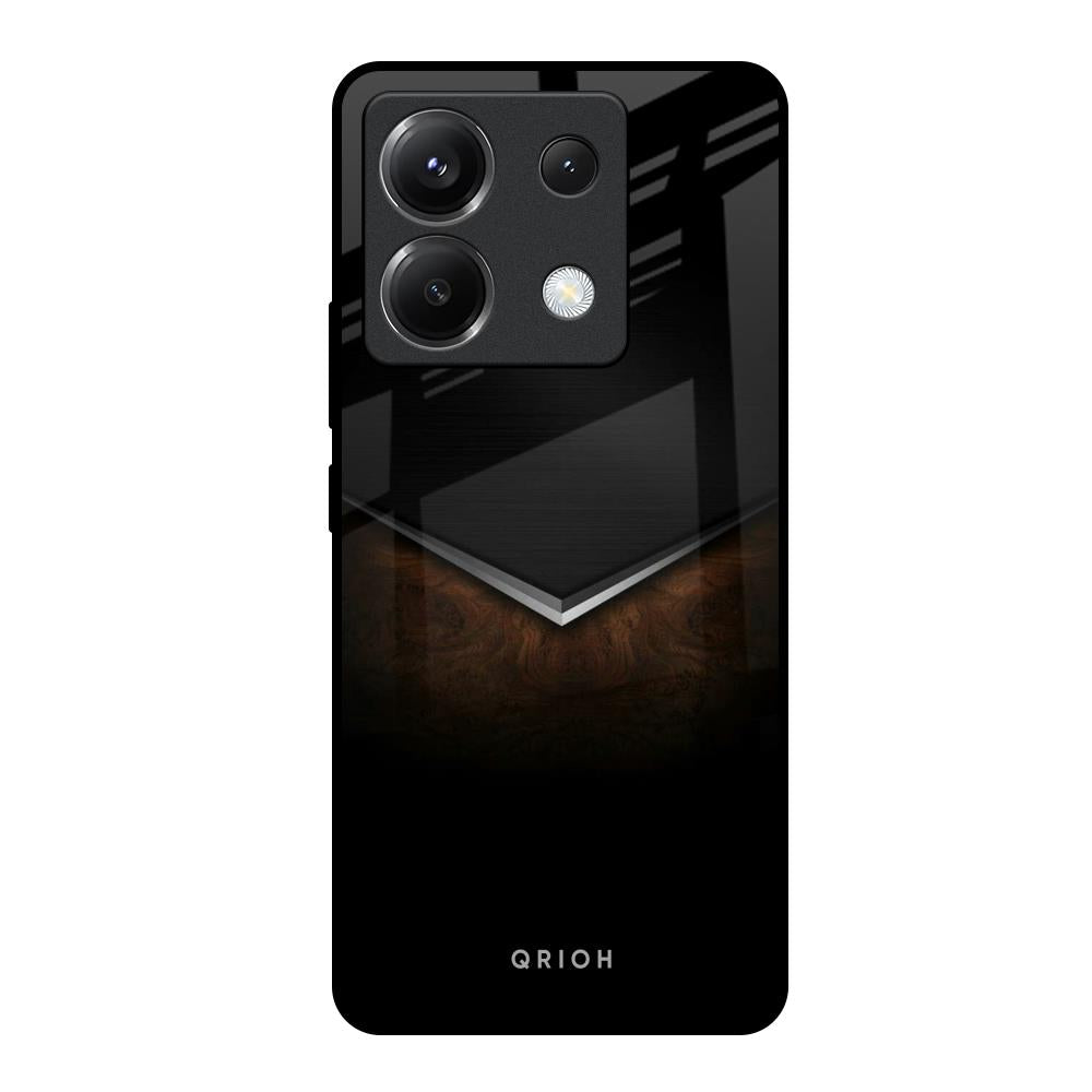 Dark Walnut Poco X6 5G Glass Back Cover Online