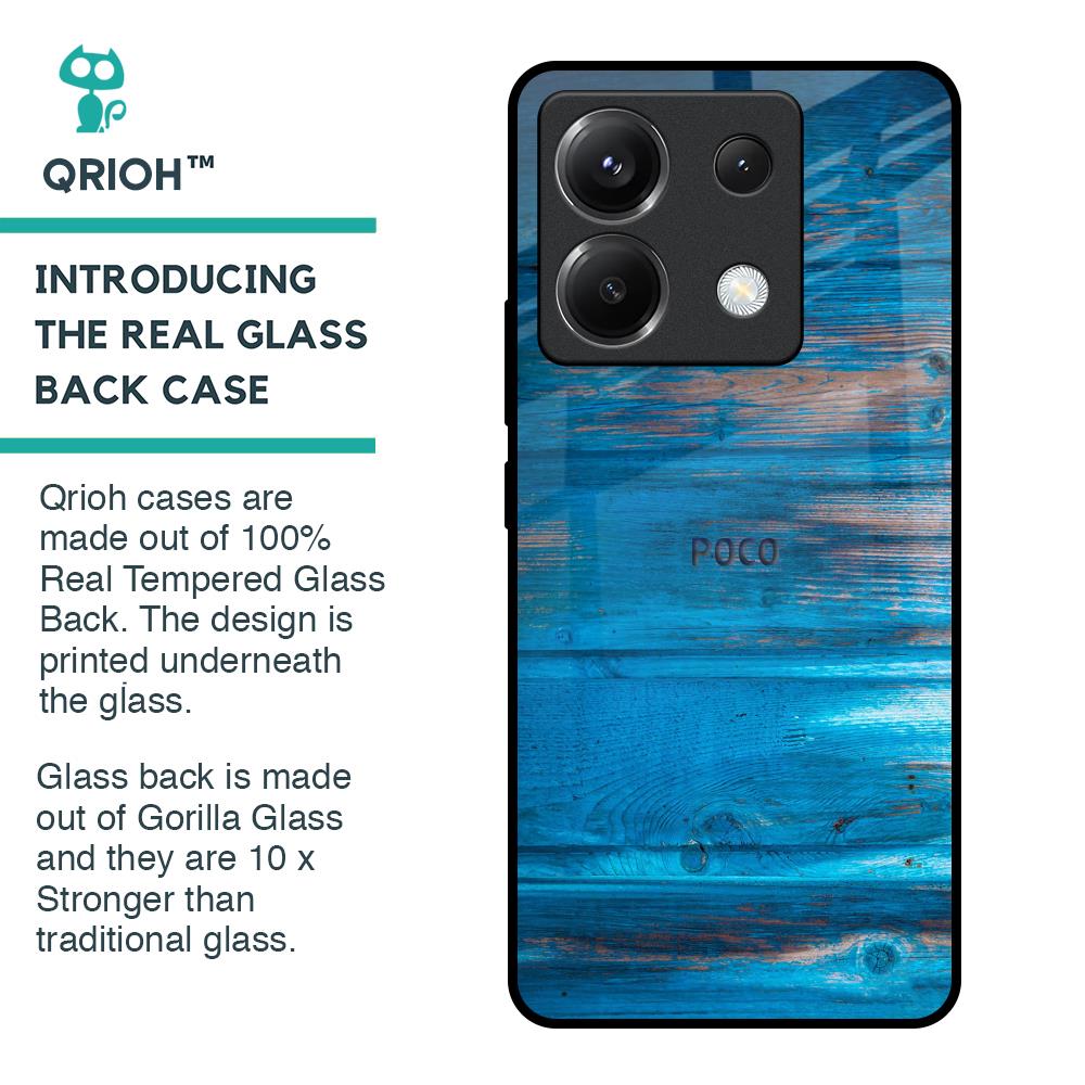 Patina Finish Glass case for Poco X6 5G