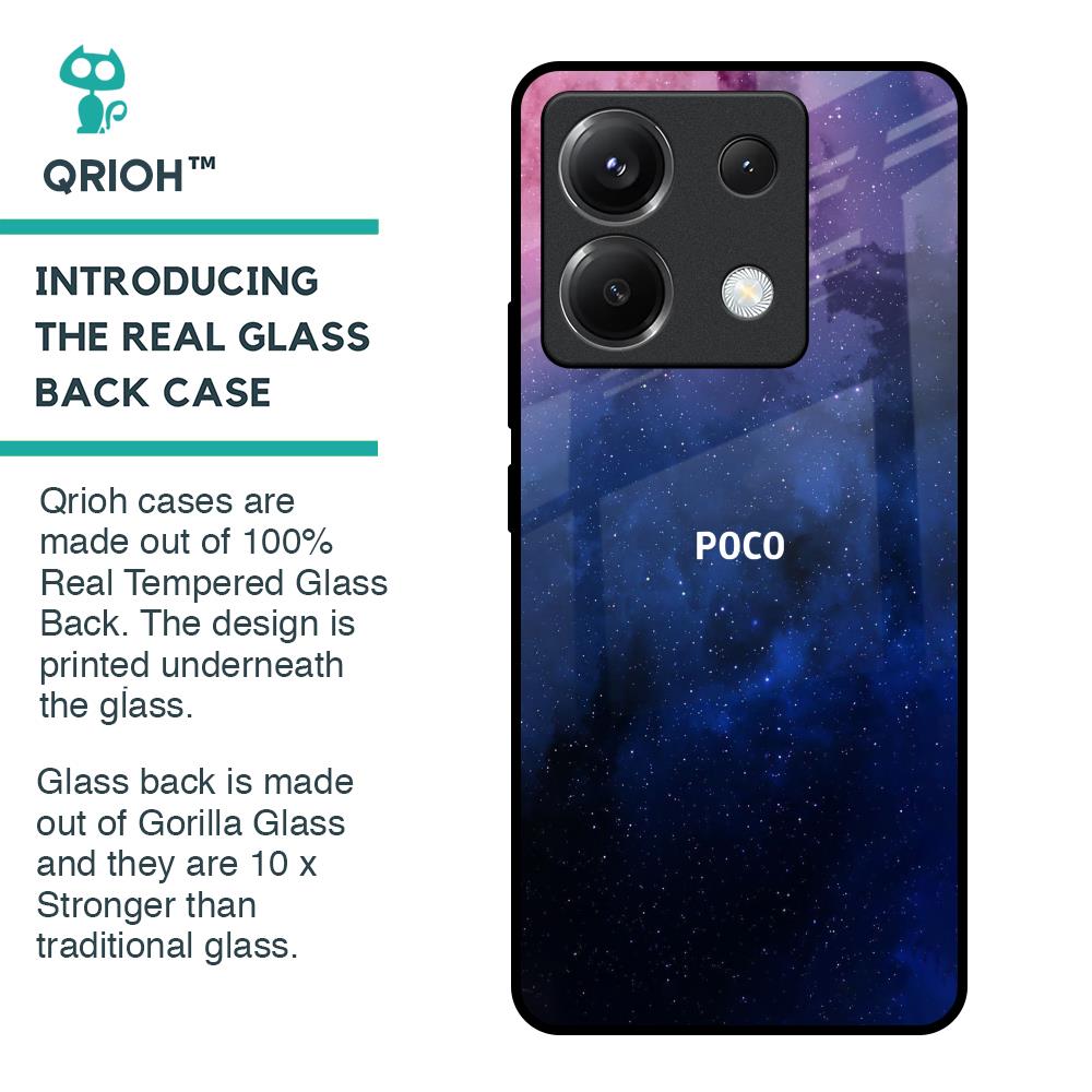 Dreamzone Glass Case For Poco X6 5G