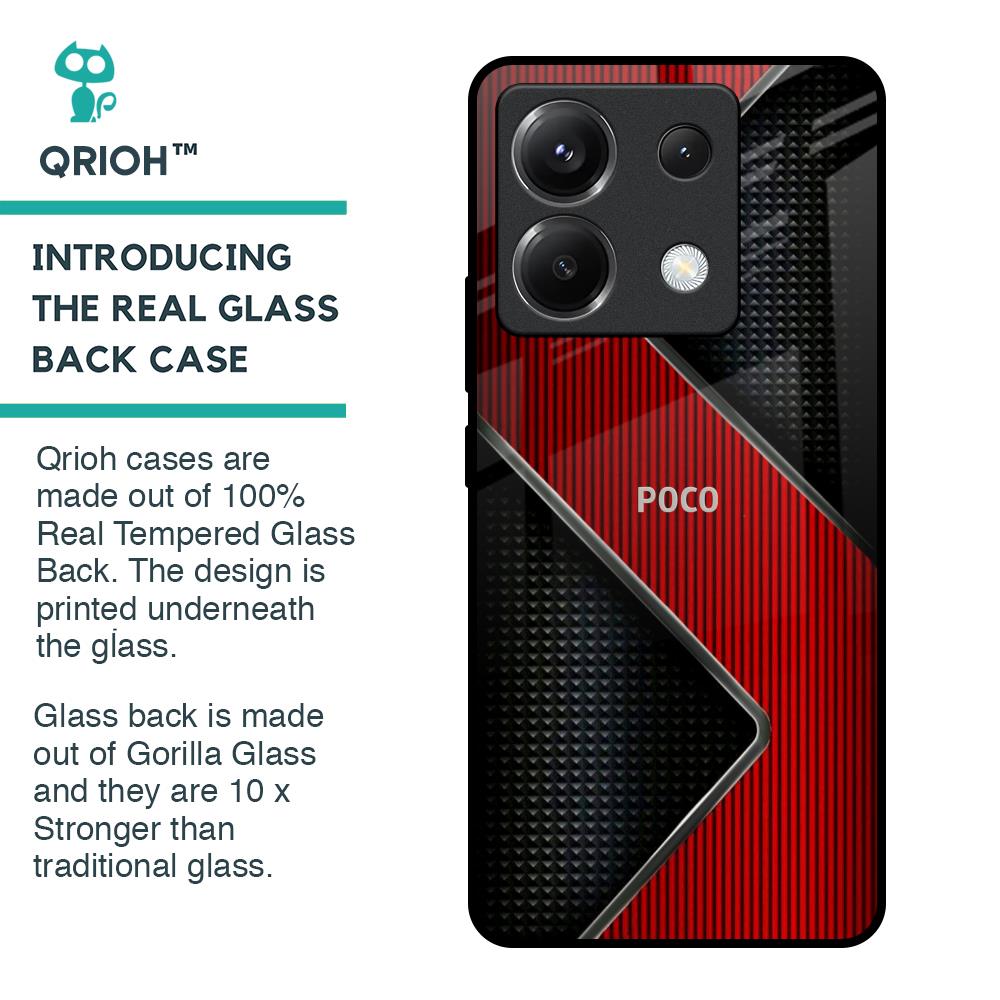 Art Of Strategic Glass Case For Poco X6 5G