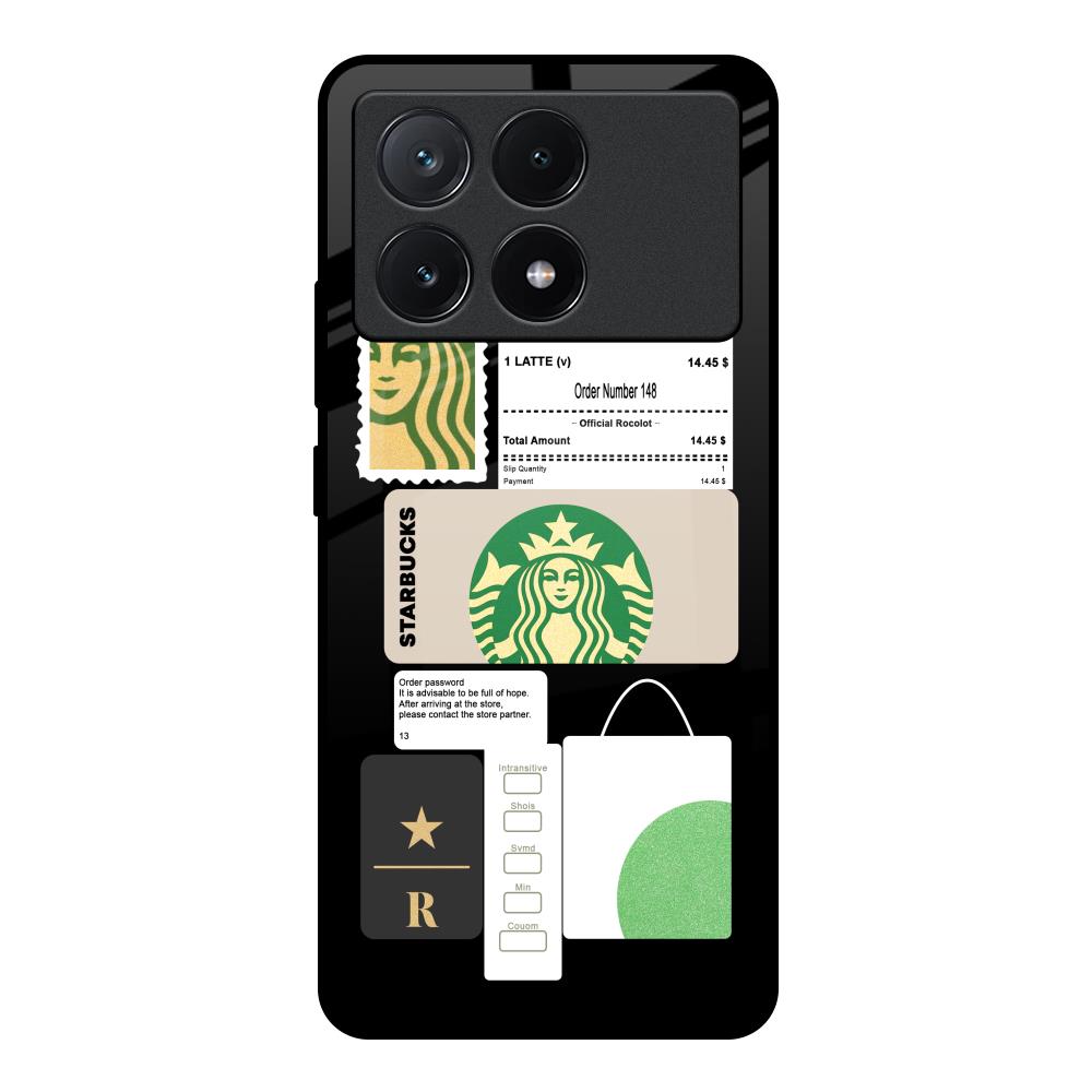 Coffee Latte Poco X6 Pro 5G Glass Back Cover Online
