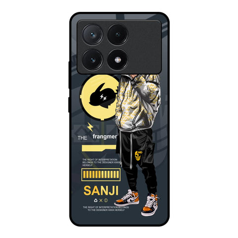 Cool Sanji Poco X6 Pro 5G Glass Back Cover Online