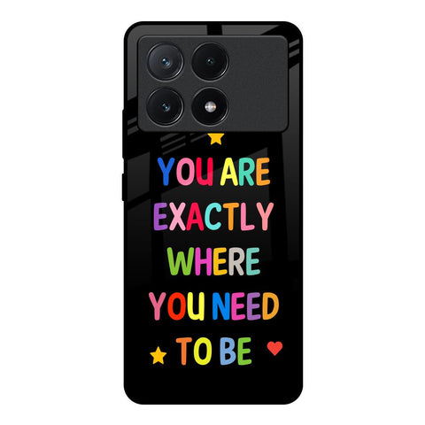 Magical Words Poco X6 Pro 5G Glass Back Cover Online