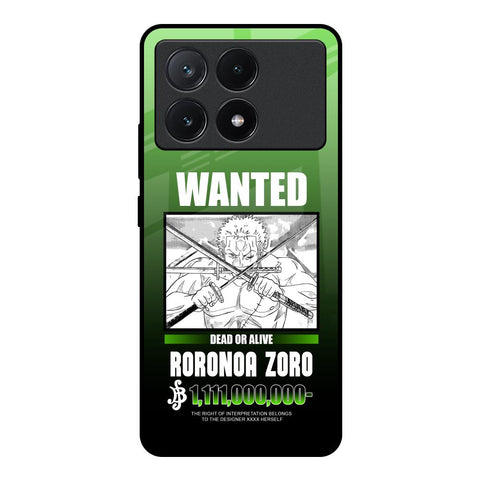 Zoro Wanted Poco X6 Pro 5G Glass Back Cover Online