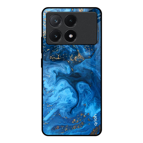 Gold Sprinkle Poco X6 Pro 5G Glass Back Cover Online