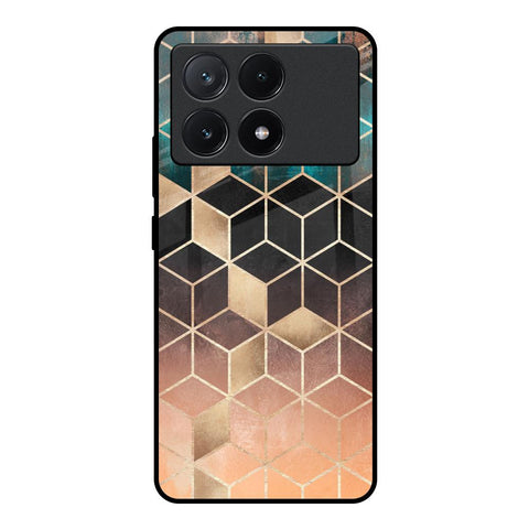 Bronze Texture Poco X6 Pro 5G Glass Back Cover Online