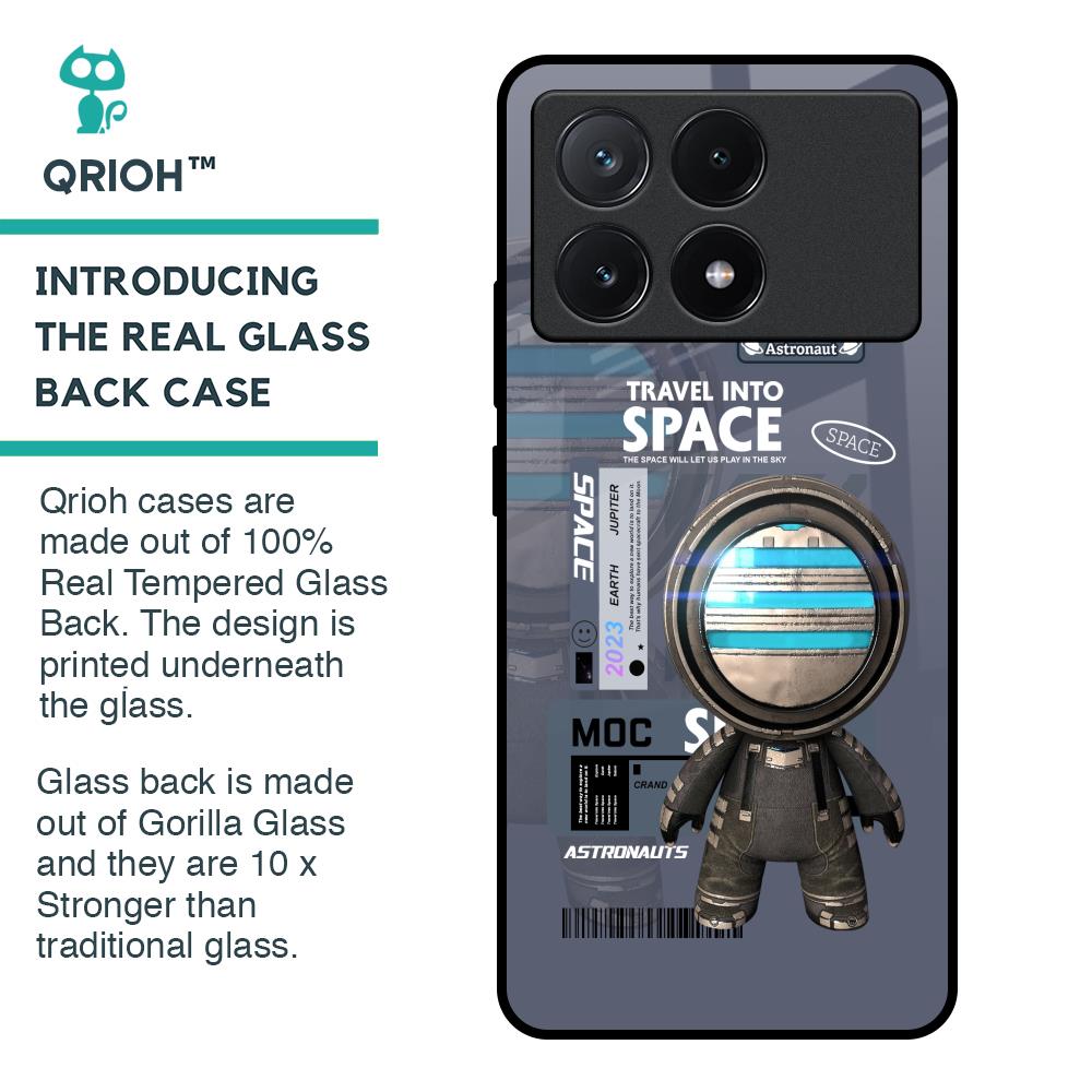 Space Travel Glass Case for Poco X6 Pro 5G