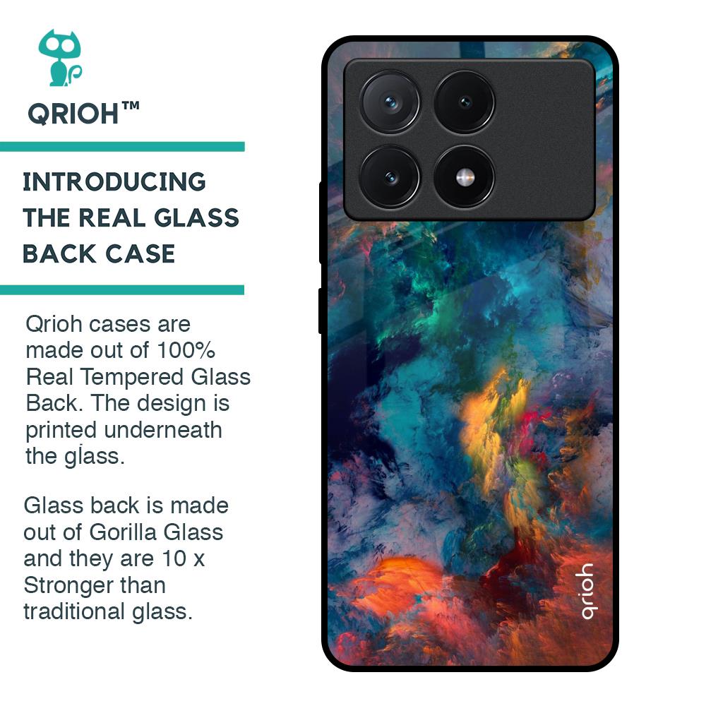 Cloudburst Glass Case for Poco X6 Pro 5G