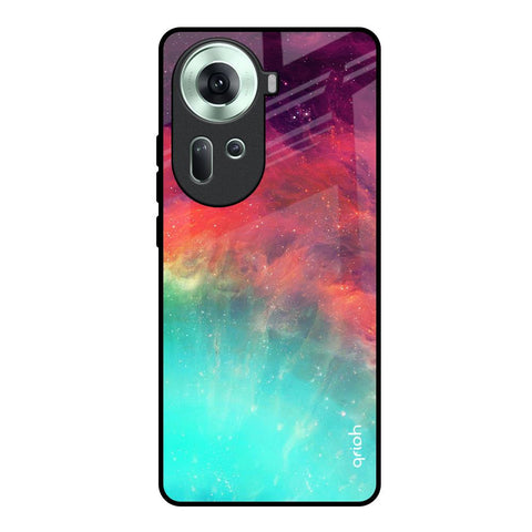 Colorful Aura Oppo Reno11 5G Glass Back Cover Online