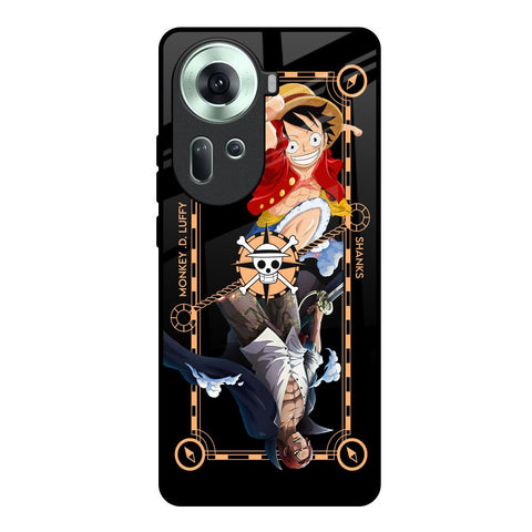 Shanks & Luffy Oppo Reno11 5G Glass Back Cover Online