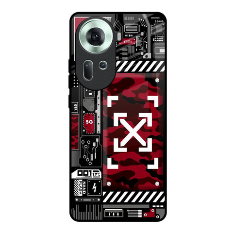 Technology Art Oppo Reno11 5G Glass Back Cover Online