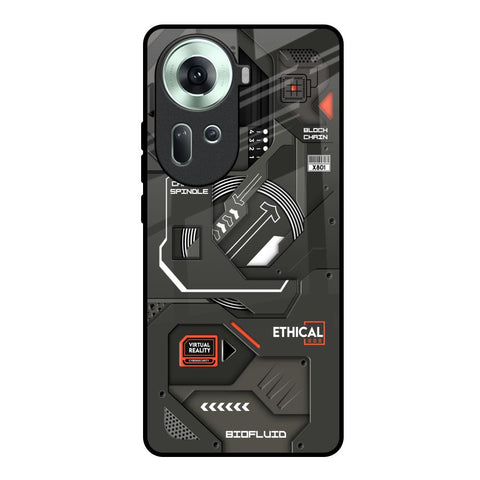 Tech Aesthetics Oppo Reno11 5G Glass Back Cover Online