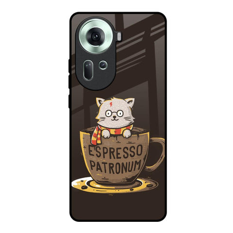 Tea With Kitty Oppo Reno11 5G Glass Back Cover Online