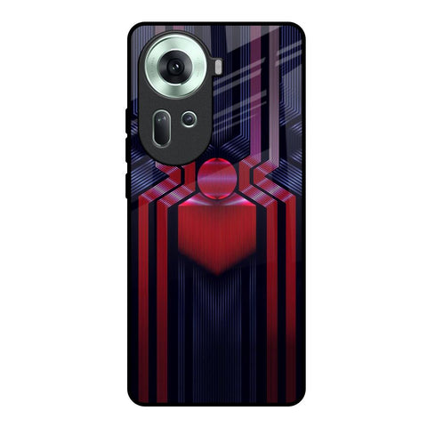 Super Art Logo Oppo Reno11 5G Glass Back Cover Online