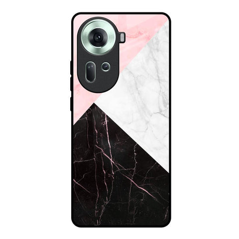 Marble Collage Art Oppo Reno11 5G Glass Back Cover Online