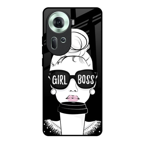 Girl Boss Oppo Reno11 5G Glass Back Cover Online