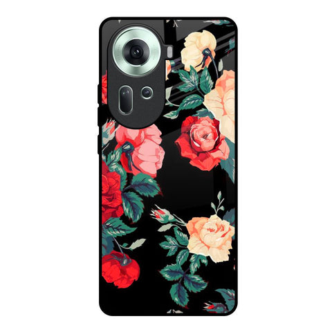 Floral Bunch Oppo Reno11 5G Glass Back Cover Online