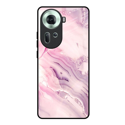 Diamond Pink Gradient Oppo Reno11 5G Glass Back Cover Online