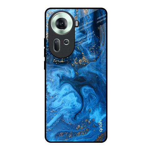 Gold Sprinkle Oppo Reno11 5G Glass Back Cover Online