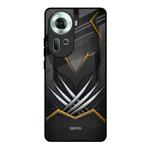 Black Warrior Oppo Reno11 5G Glass Back Cover Online
