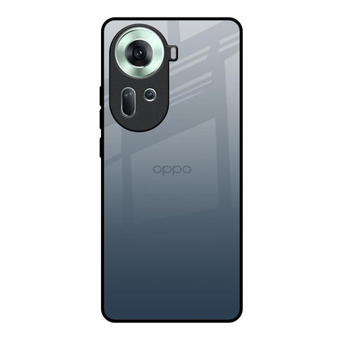 Smokey Grey Color Oppo Reno11 5G Glass Back Cover Online
