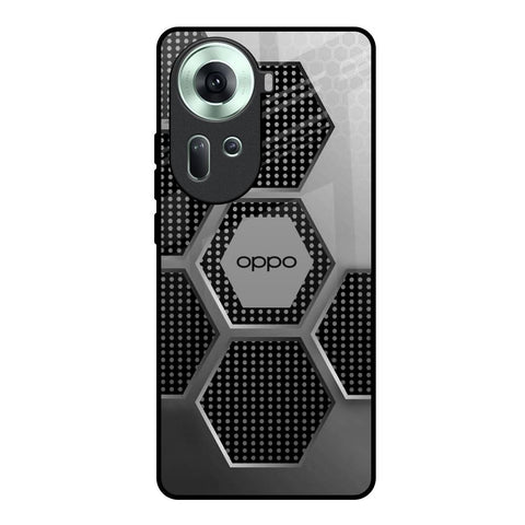 Hexagon Style Oppo Reno11 5G Glass Back Cover Online