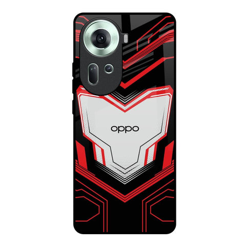 Quantum Suit Oppo Reno11 5G Glass Back Cover Online