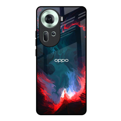 Brush Art Oppo Reno11 5G Glass Back Cover Online