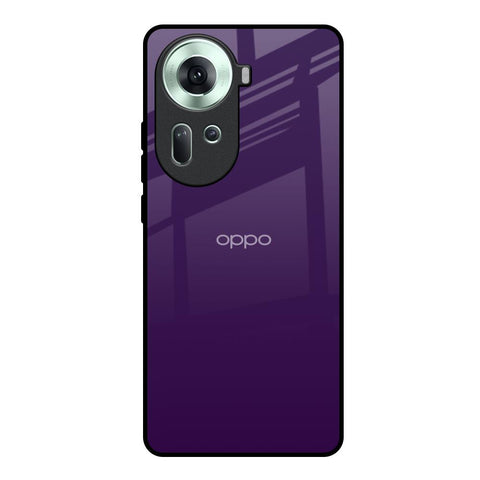 Dark Purple Oppo Reno11 5G Glass Back Cover Online