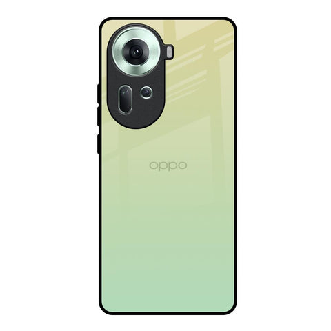 Mint Green Gradient Oppo Reno11 5G Glass Back Cover Online