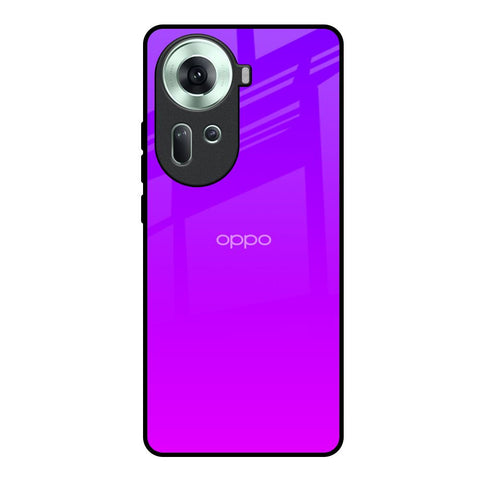 Purple Pink Oppo Reno11 5G Glass Back Cover Online