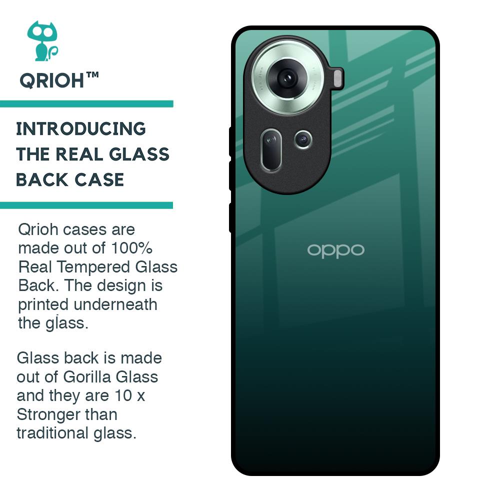 Palm Green Glass Case For Oppo Reno11 5G