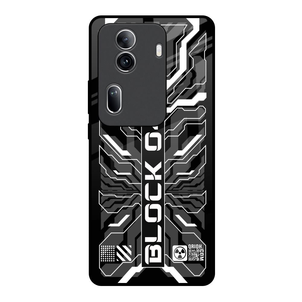 Monochrome Magic Oppo Reno11 Pro 5G Glass Back Cover Online