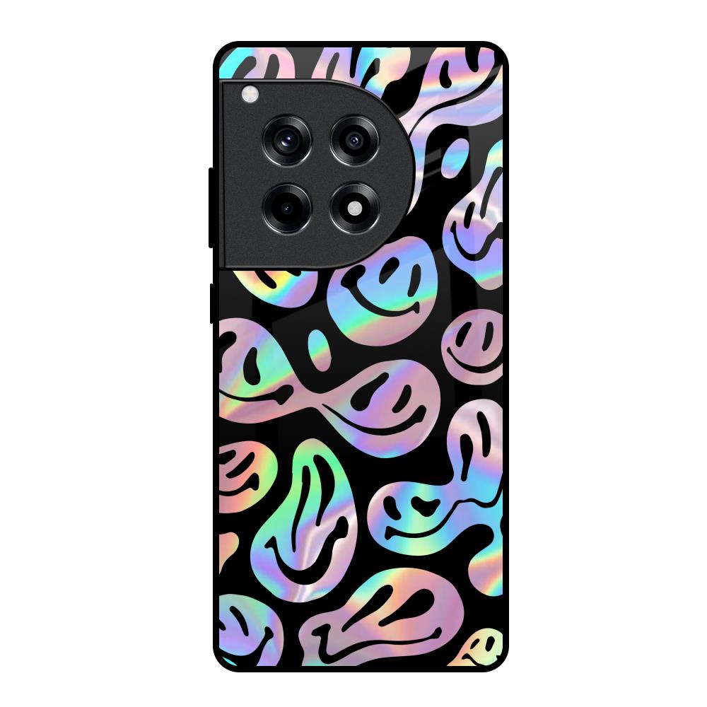 Acid Smile OnePlus 12R 5G Glass Back Cover Online