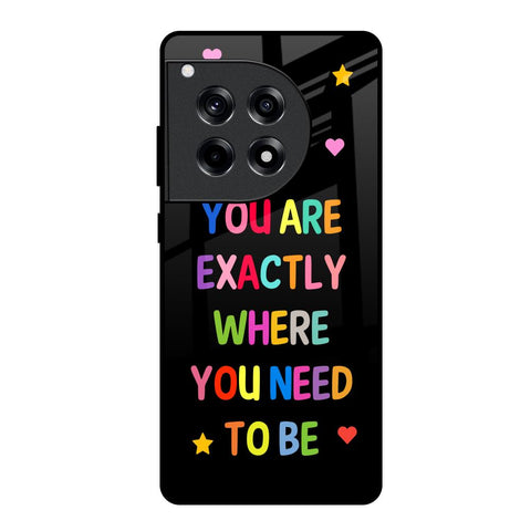 Magical Words OnePlus 12R 5G Glass Back Cover Online